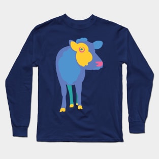 Colorful Cow Long Sleeve T-Shirt